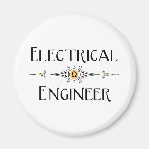 Electrical Engineer Decorative Line Magnet