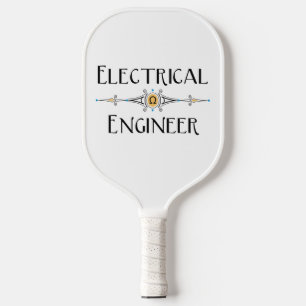 Electrical Engineer Decorative Line Pickleball Paddle