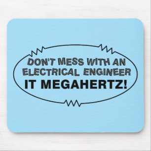Electrical Engineer Megahertz Mouse Mat