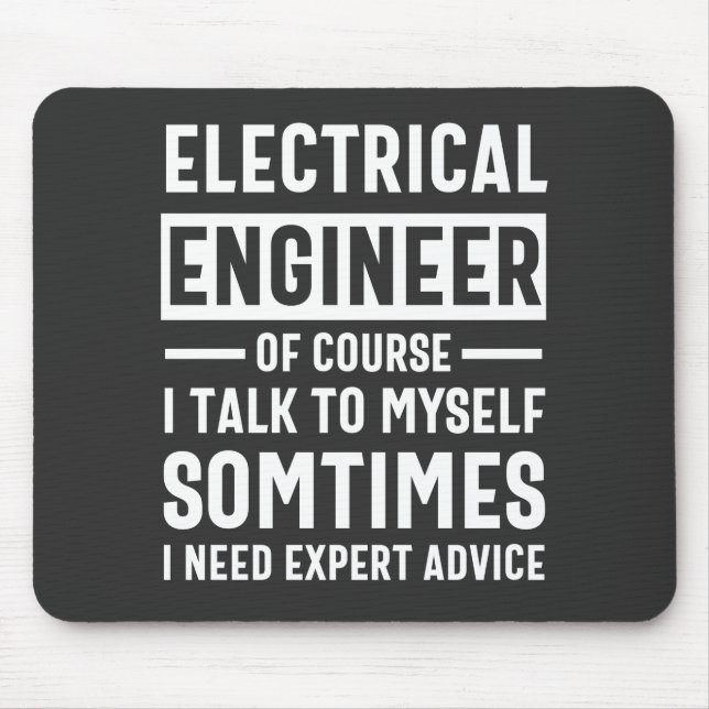 Electrical engineer mouse mat (Front)