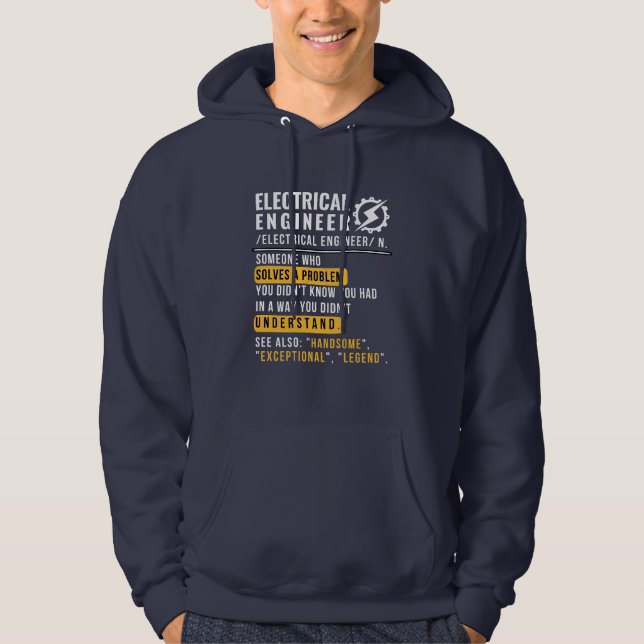 Electrical Engineer [noun] Hoodie (Front)