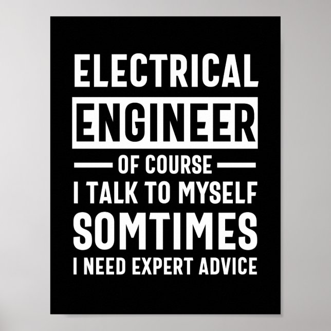 Electrical engineer poster (Front)