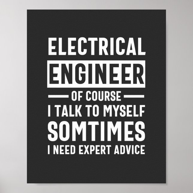 Electrical engineer poster (Front)