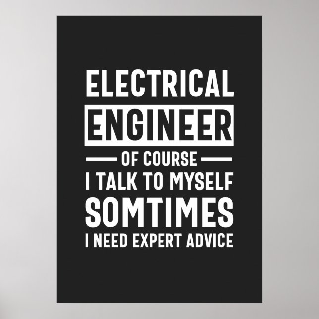 Electrical engineer poster (Front)