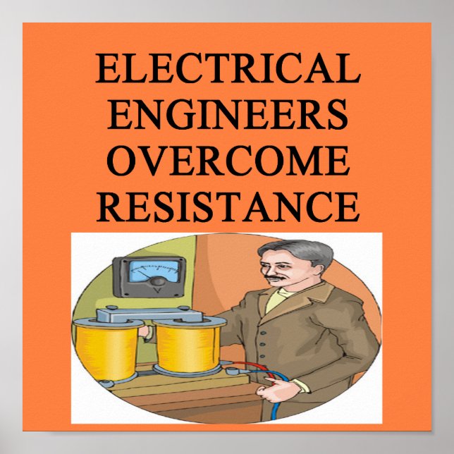 electrical engineer poster (Front)