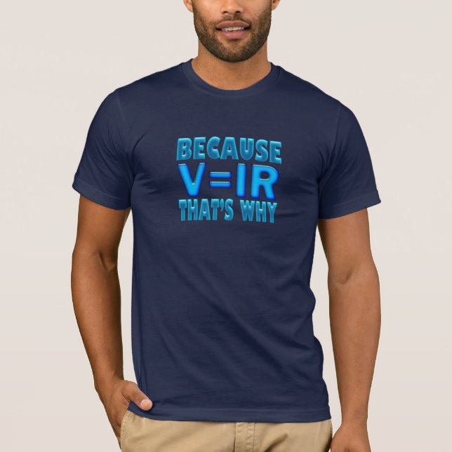 Electrical Engineering circuit analysis t-shirt (Front)