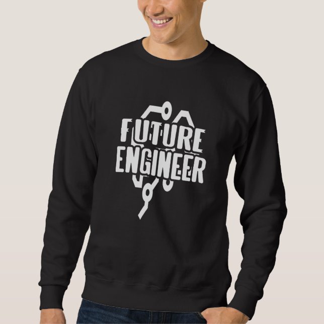 Electrical Engineering  Circuit Kids Future Engine Sweatshirt (Front)