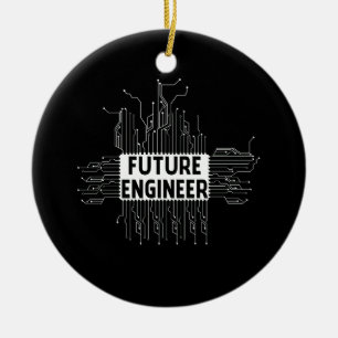 Electrical Engineering Circuit Kids Future Enginee Ceramic Tree Decoration