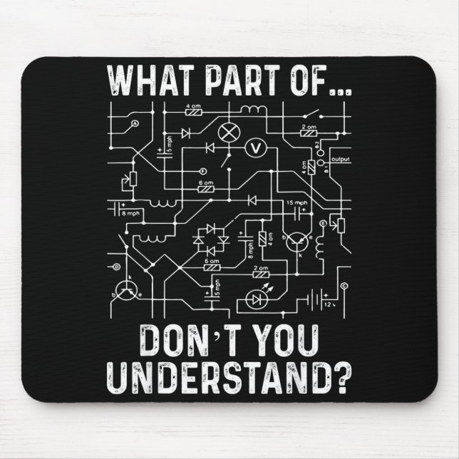 Electrical Engineering Electrical Engineer Men  Mouse Mat (Front)