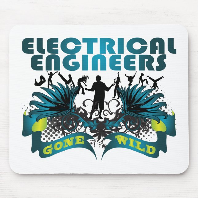 Electrical Engineers Gone Wild Mouse Mat (Front)