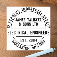Electrical Engineers Rubber Stamp