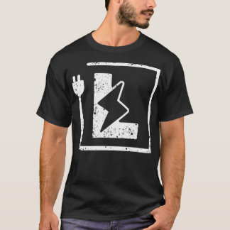 Electrical letter L Electrician or Electrical Engi T-Shirt