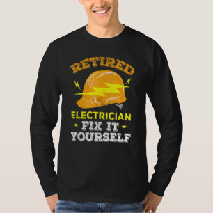 Electrical Lineman Engineer Retired Electrician Da T-Shirt
