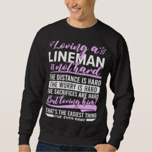 electrical lineman's wife lineman spouse  Quote    Sweatshirt