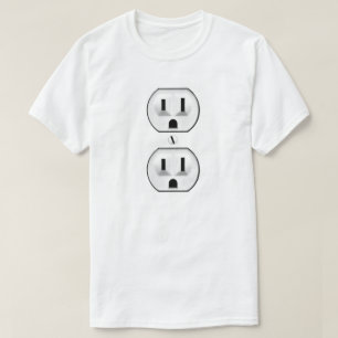Electrical Outlet Costume For Electricians T-Shirt