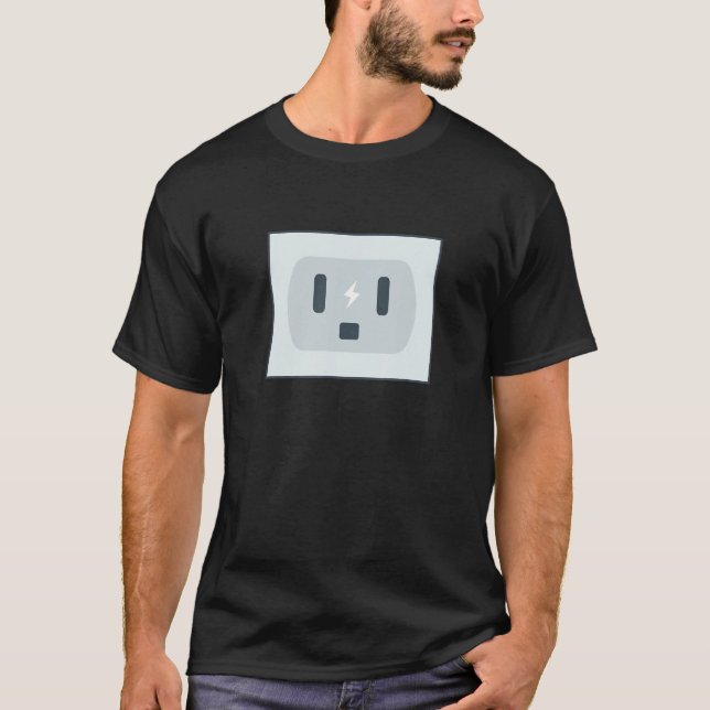 Electrical Outlet  Matching Unusual Costume For Co T-Shirt (Front)