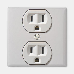 Electrical Outlet Plug in Magnet