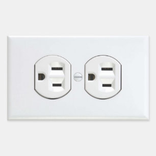Electrical Outlet Sticker