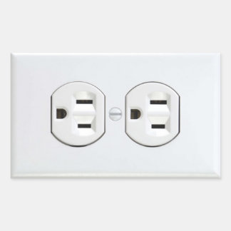 Electrical Outlet Sticker