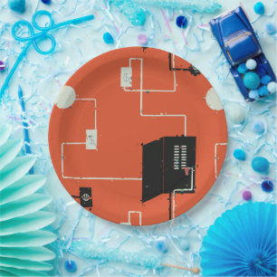 Electrical Party Gift for Electrician Paper Plate