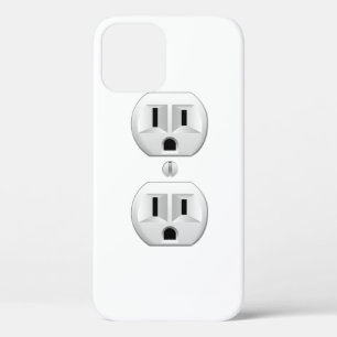 Electrical Plug Click to Customise Colour Decor iPhone 12 Case