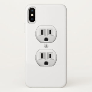 Electrical Plug Click to Customise Colour Decor Case-Mate iPhone Case