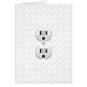 Electrical Plug Wall Outlet Fun Customise This