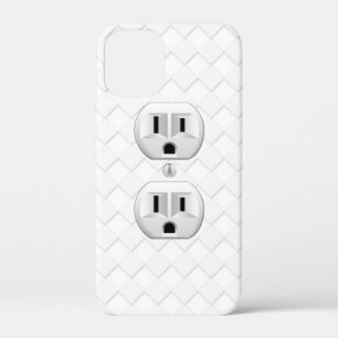 Electrical Plug Wall Outlet Fun Customise This iPhone 12 Mini Case