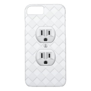 Electrical Plug Wall Outlet Fun Customise This iPhone 8/7 Case