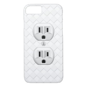 Electrical Plug Wall Outlet Fun Customise This iPhone 8/7 Case