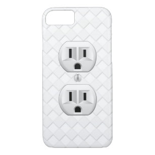 Electrical Plug Wall Outlet Fun Customise This Case-Mate iPhone Case