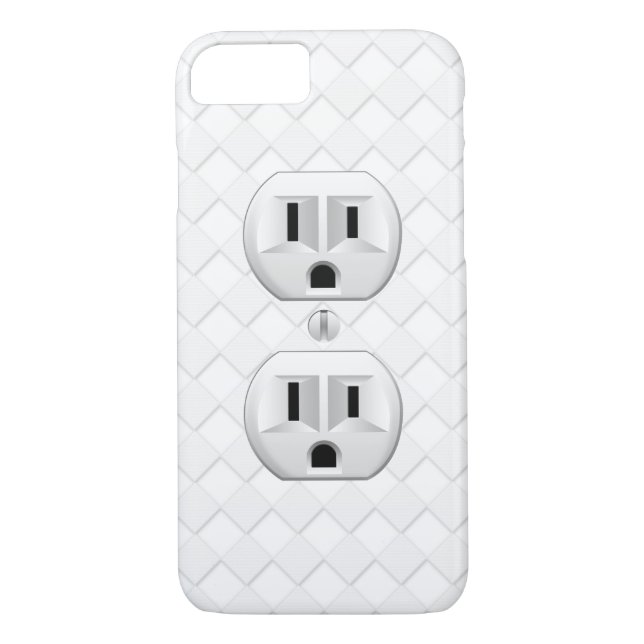 Electrical Plug Wall Outlet Fun Customise This Case-Mate iPhone Case (Back)