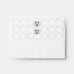 Electrical Plug Wall Outlet Fun Customise This Envelope
