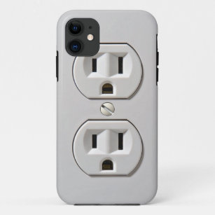 Electrical Power Outlet Plug in iPhone 11 Case