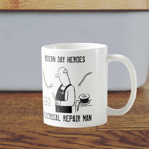 Electrical Repair Man. Electrician Gift Coffee Mug