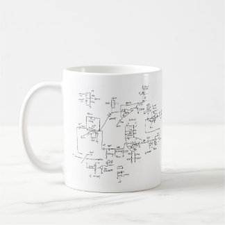 electrical schema of my heart coffee mug