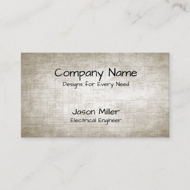 Electrical Schematics Business Card (Front)