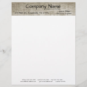 Electrical Schematics Custom Letterhead