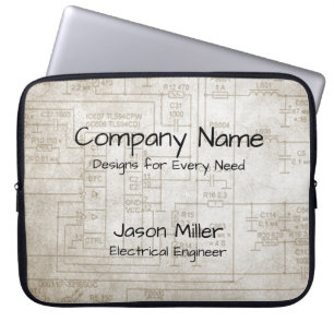 Electrical Schematics Laptop Sleeve
