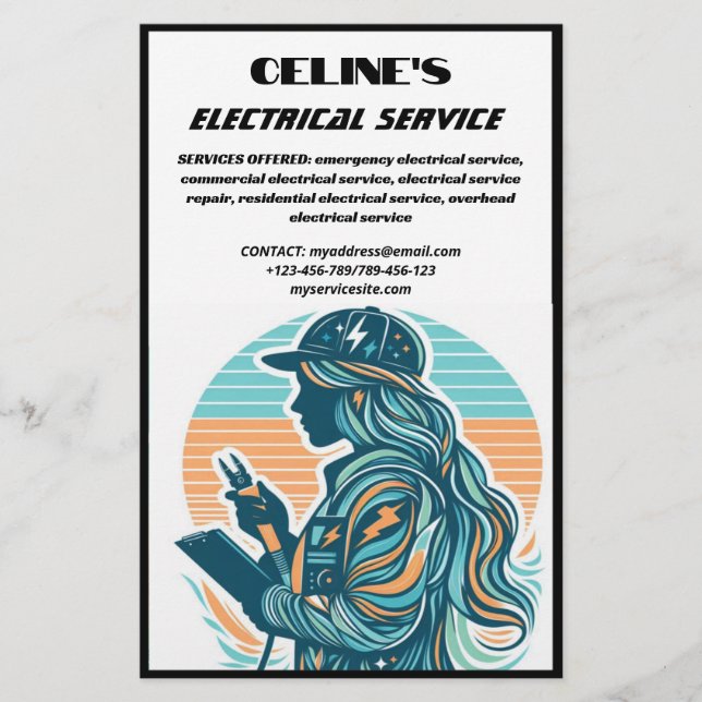 Electrical Service Flyer (Front)