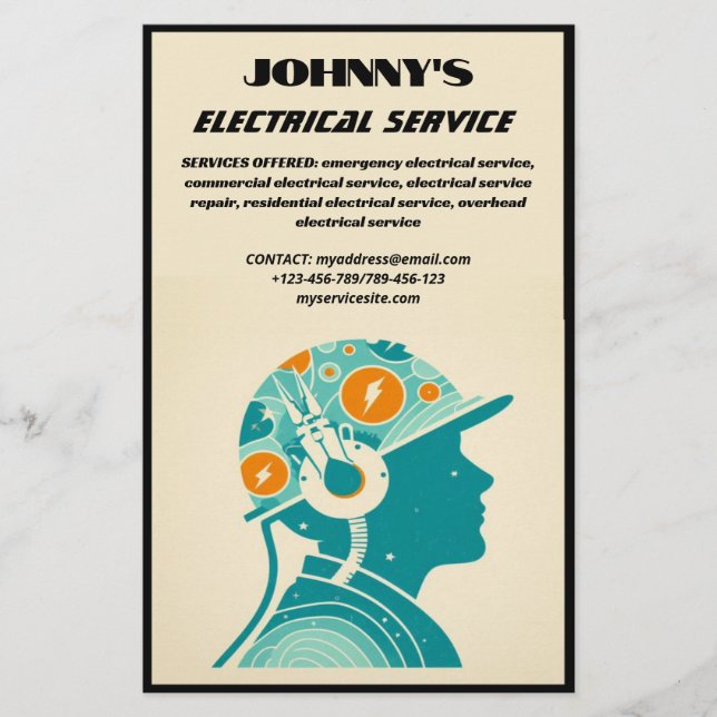 Electrical Service Flyer (Front)