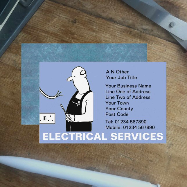 Electrical Services Business Card (Creator Uploaded)