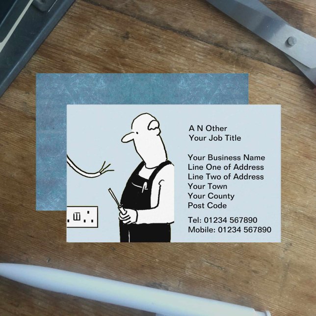 Electrical Services Business Card (Creator Uploaded)