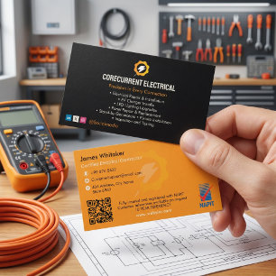 Electrical Services Speciality construction Business Card