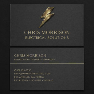 Electrical Solutions Professional Business Card