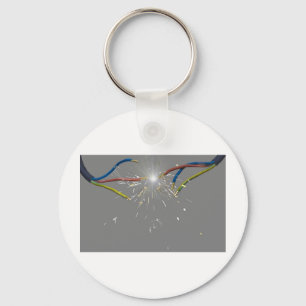 electrical spark key ring