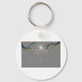 electrical spark key ring