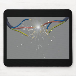 electrical spark mouse mat