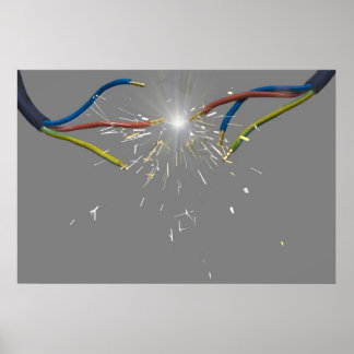 electrical spark poster