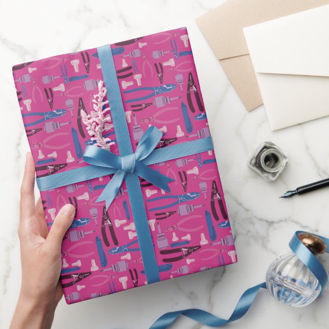 Electrical Tools - Construction Themed  Wrapping Paper (Gifting)